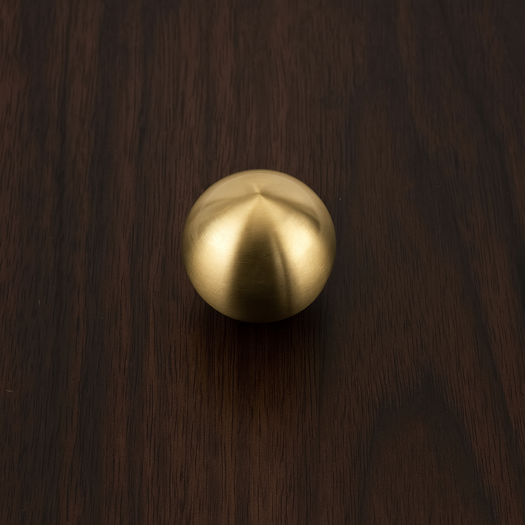 Orbis Handle Cabinet Pull Brushed Brass Preorder
