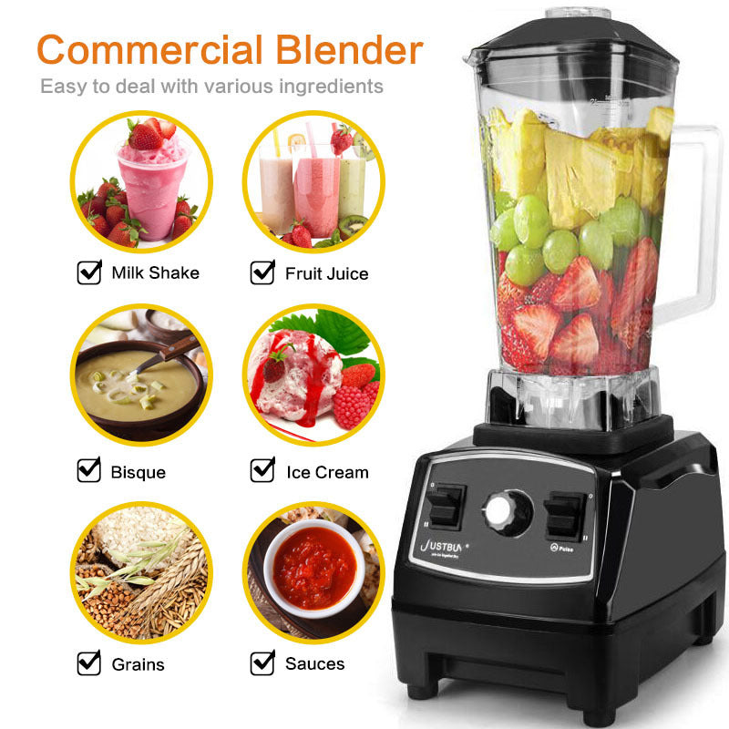 High-Speed Blender – 2L, 2200W, 43,000 RPM, 3-Speed Control