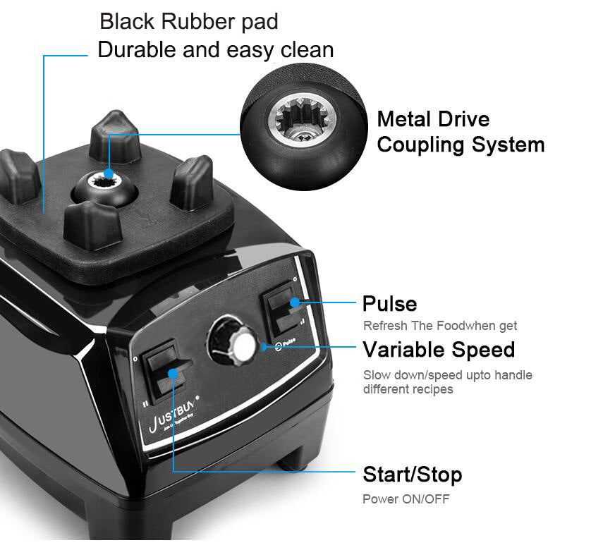 High-Speed Blender – 2L, 2200W, 43,000 RPM, 3-Speed Control