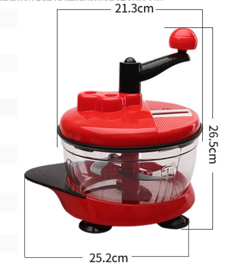 Multi-Function Meat Grinder & Vegetable Cutter – 2.5L Stainless Steel