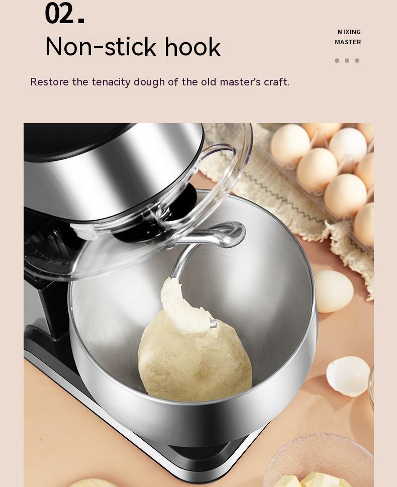 Multifunction Stand Mixer – Automatic Dough, Egg & Cream Beater, 304 Stainless Steel
