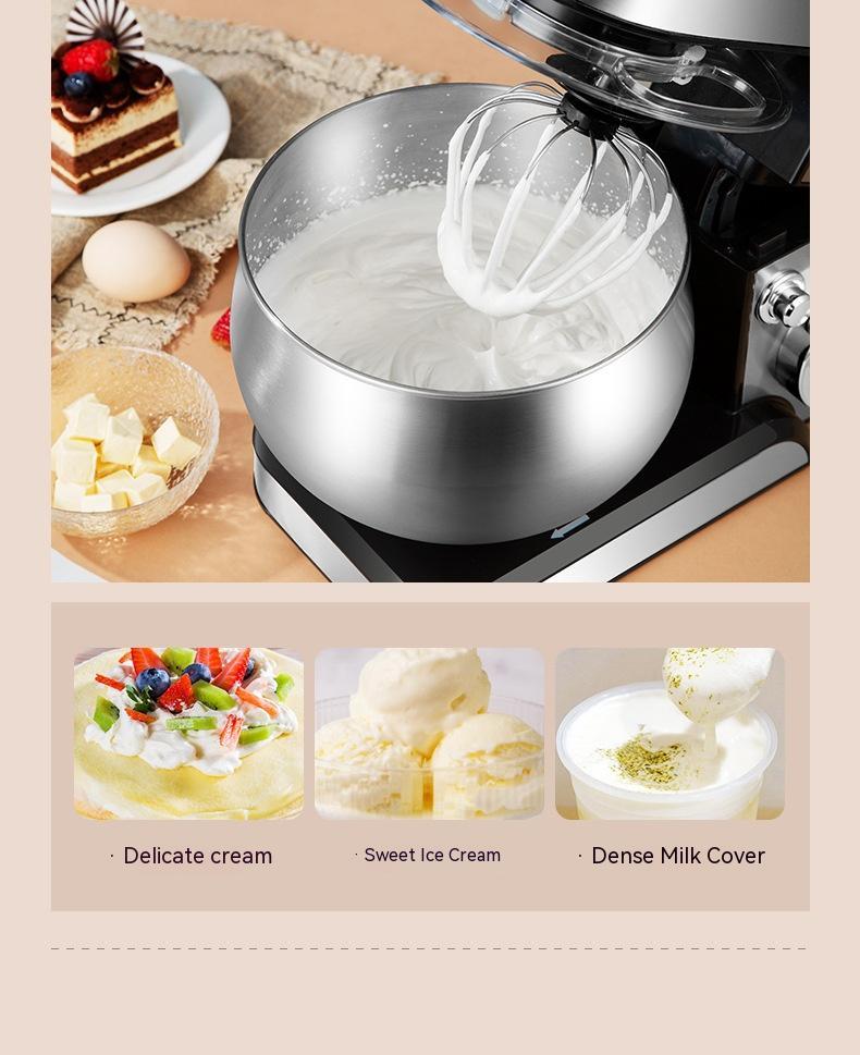 Multifunction Stand Mixer – Automatic Dough, Egg & Cream Beater, 304 Stainless Steel
