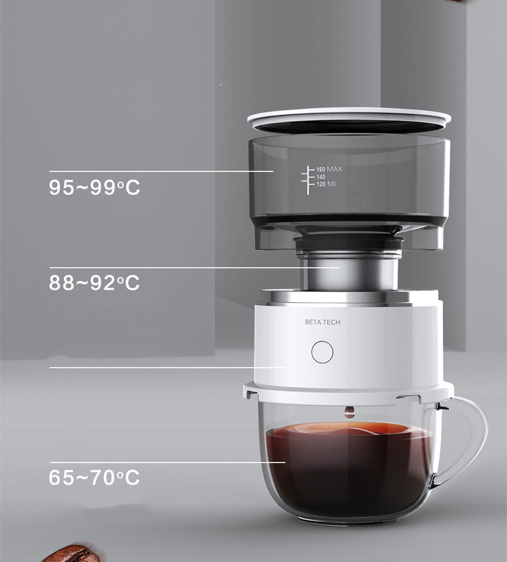 Compact Smart Coffee Machine – Travel-Friendly, Battery Operated