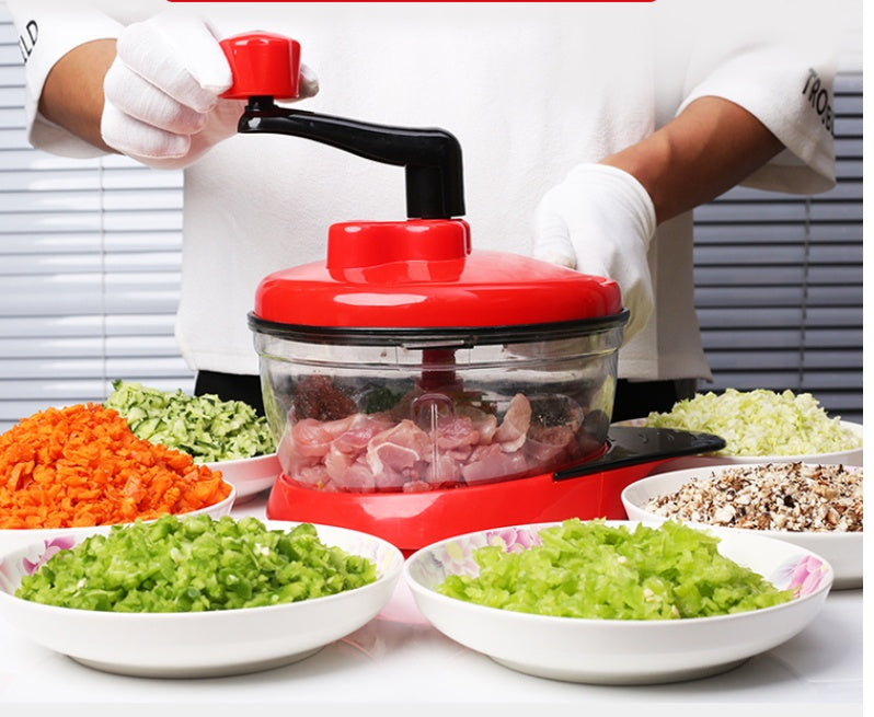 Multi-Function Meat Grinder & Vegetable Cutter – 2.5L Stainless Steel