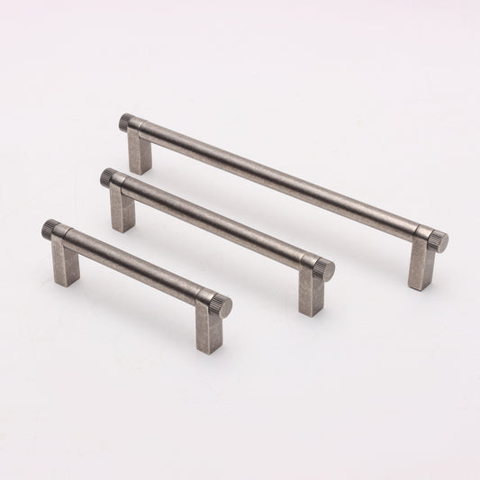 Foundry Pull Handle Burnished Silver Preorder