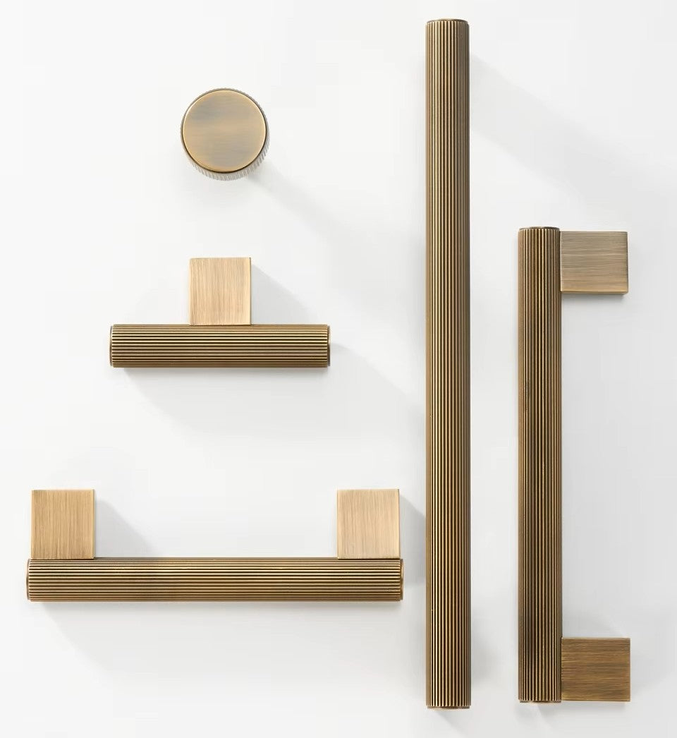 Flutra Bar Pull Handle Solid Brass Preorder