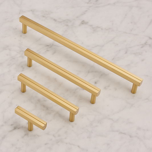 Velin Linear Bar Pull Handle Solid Brass Preorder