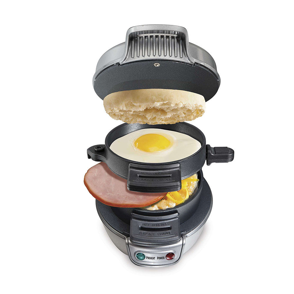 Multifunction Breakfast Machine – Hamburger, Sandwich & Fried Egg Maker, 110V/220V