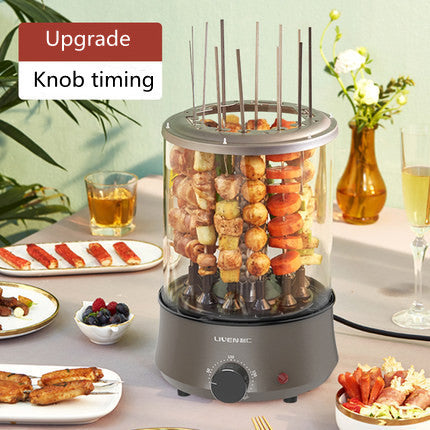 Electric BBQ Grill – 220V Automatic Rotation, Compact Design