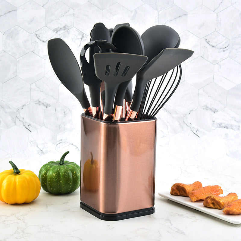 Silicone Set 13-piece Cooking Kitchenware Storage Bucket